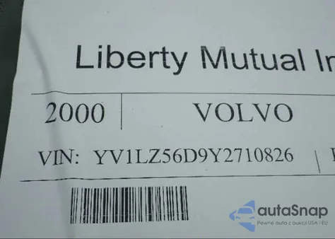 2000 Volvo V70 Xc Awd/Se из США, поврежденный, VIN YV1LZ56D9Y2710826